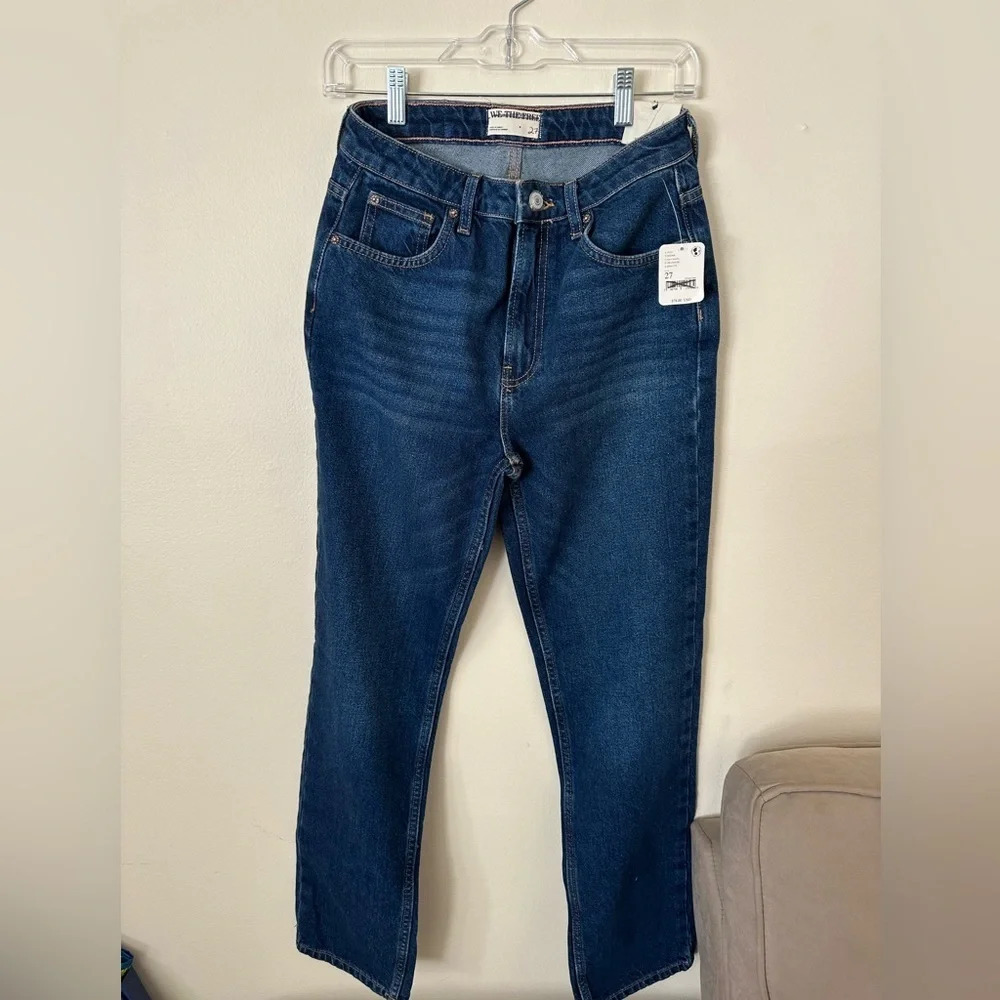 NWT "The Pacifica High Rise Slim Straight Leg" Jean Darker Wash Size 27